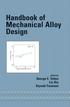 Handbook of Mechanical Alloy Design