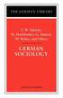 German Sociology: T.W. Adorno, M. Horkheimer, G. Simmel, M. Weber, and Others