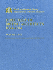 Directory of British Architects 1834-1914 Vol 1: 1 (häftad)