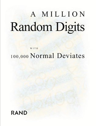 Million Random Digits with 100,000 Normal Deviates (häftad)