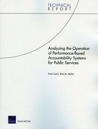 Analyzing the Operation of Performance-Based Accountability Systems for Public Services (hftad)