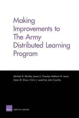 Making Improvements to the Army Distributed Learning Program (hftad)