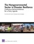 THE Nongovernmental Sector in Disaster Resilience