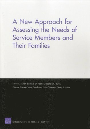 New Approach for Assessing the Needs of Service Members and Their Families (inbunden)