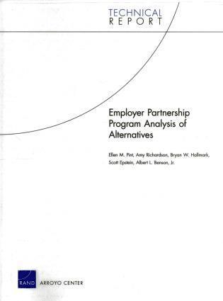 Employer Partnership Program Analysis of Alternatives (inbunden)