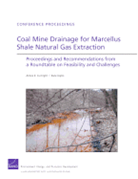Coal Mine Drainage for Marcellus Shale Natural Gas Extraction (inbunden)
