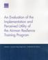 Evaluation of the Implementation and Perceived Utility of the Airman Resilience Training Program