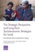 Strategic Perspective and Long-Term Socioeconomic Strategies for Israel