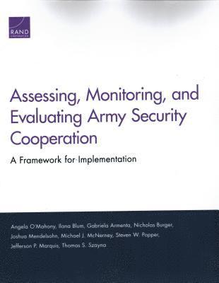Assessing, Monitoring, and Evaluating Army Security Cooperation (h�ftad)