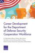 Career Development for the Department of Defense Security Cooperation Workforce