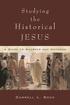 Studying the historical Jesus