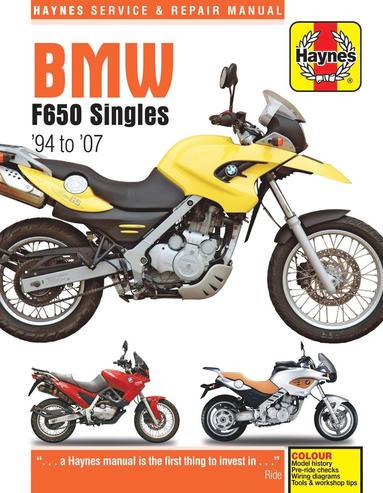 BMW F650 Singles (94 - 07) Haynes Repair Manual (inbunden)