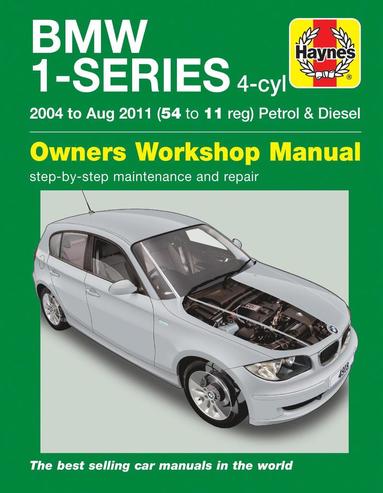 BMW 1-Series 4-cyl Petrol & Diesel (04 - Aug 11) Haynes Repair Manual (inbunden)
