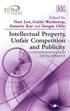 Intellectual Property, Unfair Competition and Publicity