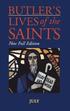 Butler's Lives Of The Saints:July