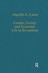 Gender, Society and Economic Life in Byzantium