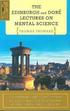 Edinburgh and Dore Lectures