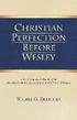 Christian Perfection Before Wesley