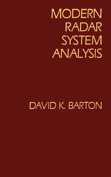 Modern Radar System Analysis (inbunden)