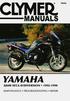 Yamaha XJ600 Seca II/Diversion Motorcycle (1992-1998) Service Repair Manual