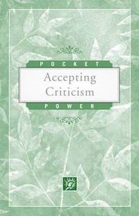 Accepting Criticism