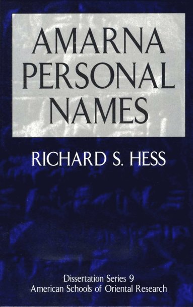 Amarna Personal Names (inbunden)