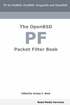 OpenBSD PF Packet Filter Book