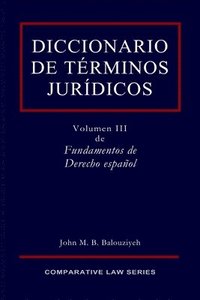 Diccionario De Terminos Juridicos (häftad)