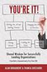 You're It!: Shared Wisdom for Successfully Leading Organizations from Both a Seasoned and a First-Time CEO