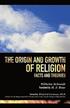 The Origin and Growth of Religion