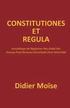 Constitutiones Et Regula