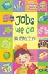 Jobs We Do - Cantonese: With Traditional Chinese Characters along with English and Cantonese Jyutping