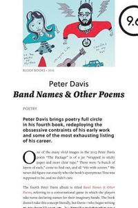 Band Names &; Other Poems (hftad)