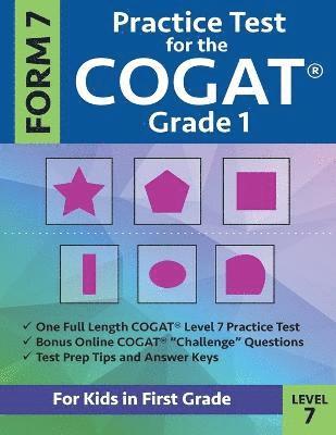 Practice Test for the CogAT Grade 1 Form 7 Level 7 (häftad)
