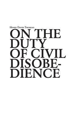 On the duty of civil disobedience (hftad)