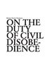 On the duty of civil disobedience
