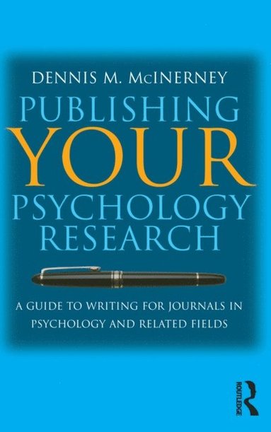Publishing Your Psychology Research (e-bok)