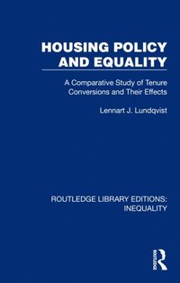Housing Policy and Equality (e-bok)
