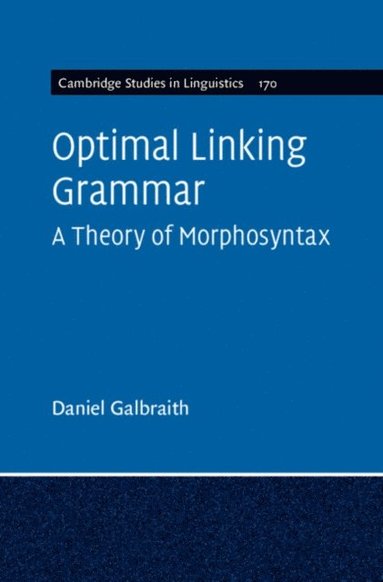 Optimal Linking Grammar: Volume 170 (inbunden)