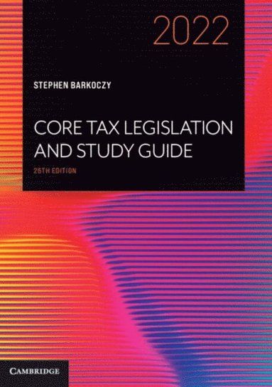 Core Tax Legislation and Study Guide 2022 (e-bok)