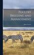 Poultry Breeding and Management