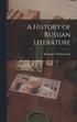 A History of Russian Literature