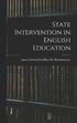 State Intervention in English Education