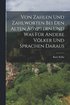 Von Zahlen und Zahlworten bei den alten gyptern und was fr andere Vlker und Sprachen daraus