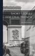 Short Stories for Oral French