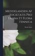 Meddelanden af Societatis Pro Fauna et Flora Fennica
