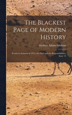 The Blackest Page of Modern History (inbunden)