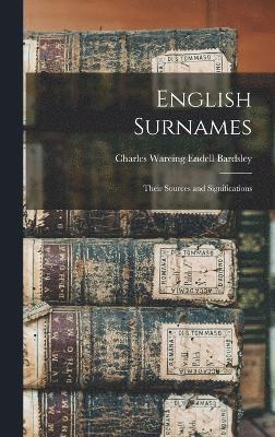English Surnames (inbunden)
