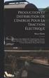 Production Et Distribution De L'energie Pour La Traction Electrique