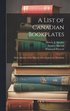 A List of Canadian Bookplates